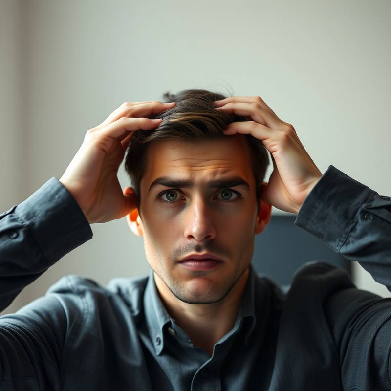 Persoon die zich voorbereidt op een sollicitatiegesprek